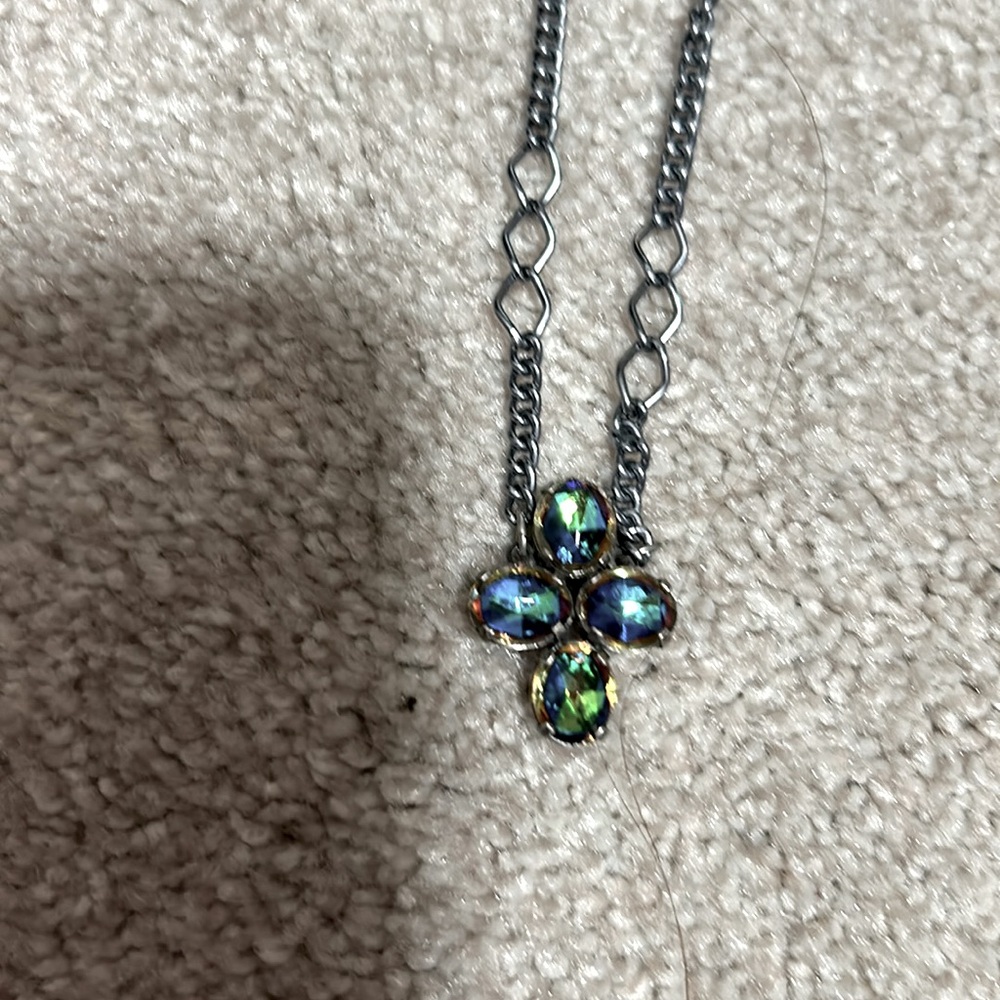 Sabika Multicolor Crystal Necklace